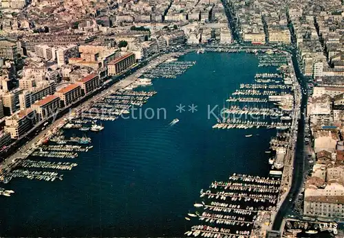 AK / Ansichtskarte Marseille_Bouches du Rhone Vue aerienne du Vieux Port Marseille