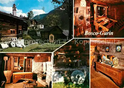 AK / Ansichtskarte Gordevio Bosco Gurin Walserhaus Museo degli Walser Gordevio