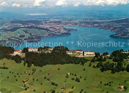 AK / Ansichtskarte Buergenstock Vierwaldstaettersee Fliegeraufnahme Buergenstock