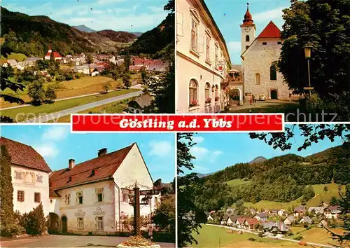 AK / Ansichtskarte Goestling_Ybbs Sommerfrische Panorama Ortsmotive mit Kirche Goestling_Ybbs