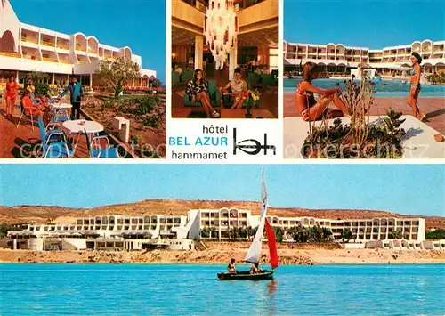 AK / Ansichtskarte Hammamet Hotel Bel Azur Strand Swimming Pool Hammamet