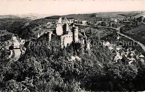 AK / Ansichtskarte Vianden Fliegeraufnahme Chateau vu du Belvedere Vianden