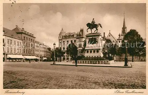 AK / Ansichtskarte Luxembourg_Luxemburg Place Guillaume Luxembourg Luxemburg