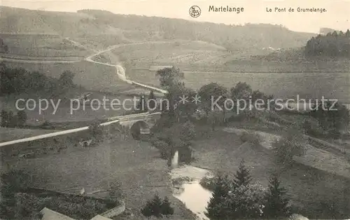 AK / Ansichtskarte Martelange Le Pont de Grumelange Martelange