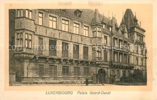 AK / Ansichtskarte Luxembourg_Luxemburg Palais Grand Ducal Luxembourg Luxemburg