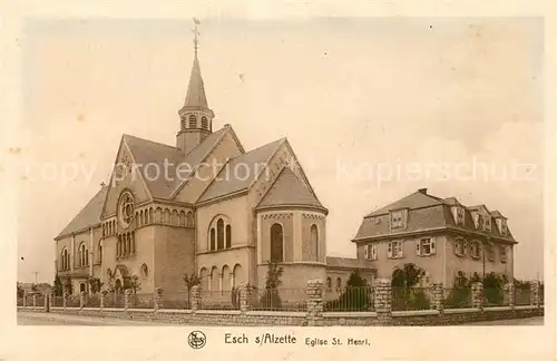 AK / Ansichtskarte Esch Sur Alzette Eglise St. Henri Esch Sur Alzette