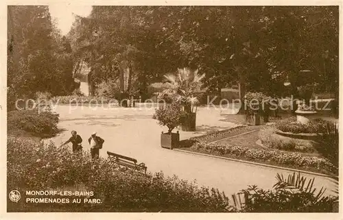 AK / Ansichtskarte Mondorf les Bains Parcpartie Mondorf les Bains