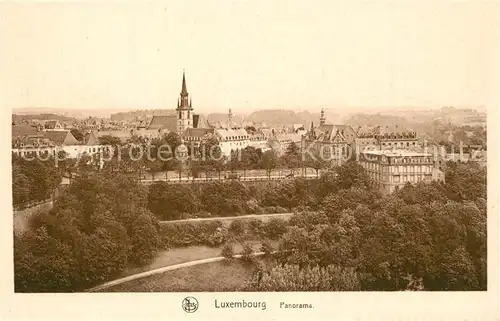 AK / Ansichtskarte Luxembourg_Luxemburg Panorama Luxembourg Luxemburg