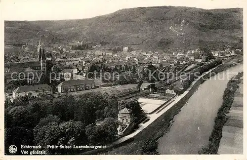 AK / Ansichtskarte Echternach Petite Suisse Luxembourgeoise Fliegeraufnahme Echternach