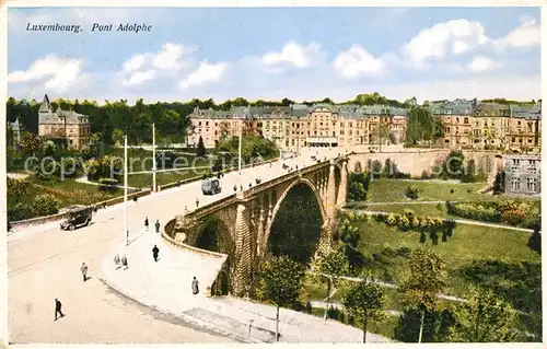 AK / Ansichtskarte Luxembourg_Luxemburg Pont Adolphe Luxembourg Luxemburg