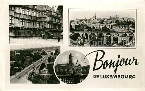 AK / Ansichtskarte Luxembourg_Luxemburg mit Viadukt Luxembourg Luxemburg