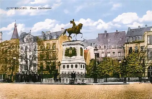 AK / Ansichtskarte Luxembourg_Luxemburg Place Guillaume Luxembourg Luxemburg