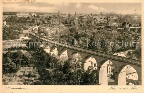 AK / Ansichtskarte Luxembourg_Luxemburg Fliegeraufnahme Vidauc du Nord Luxembourg Luxemburg