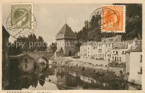 AK / Ansichtskarte Luxembourg_Luxemburg Brueckenpartie Luxembourg Luxemburg