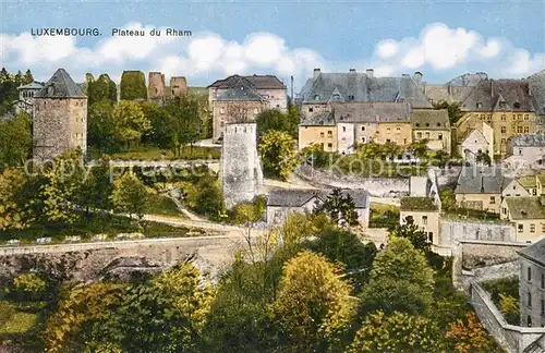 AK / Ansichtskarte Luxembourg_Luxemburg Plateau du Rham Luxembourg Luxemburg