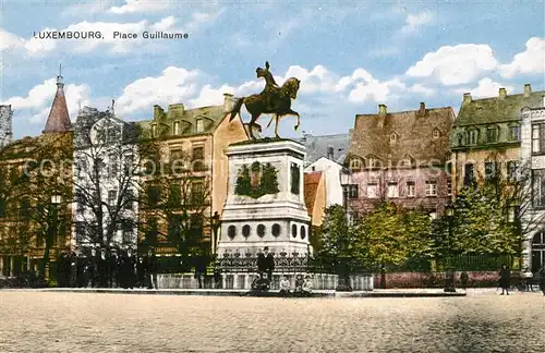 AK / Ansichtskarte Luxembourg_Luxemburg Place Guillaume Luxembourg Luxemburg