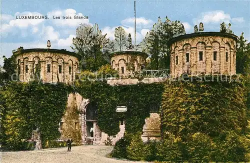 AK / Ansichtskarte Luxembourg_Luxemburg Les trois Glands Luxembourg Luxemburg