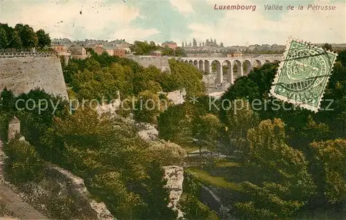 AK / Ansichtskarte Luxembourg_Luxemburg Vallee de la Petrusse Luxembourg Luxemburg