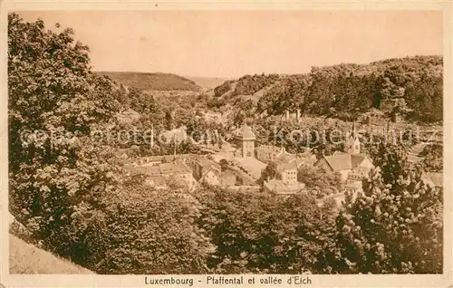 AK / Ansichtskarte Luxembourg_Luxemburg Pfaffental et vallee d`Eich Luxembourg Luxemburg