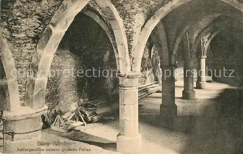 AK / Ansichtskarte Vianden Burg Kellergewoelbe unterm grossen Palais Vianden