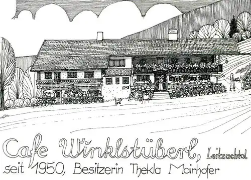 AK / Ansichtskarte Leitzach Cafe Winklstueberl Leitzach