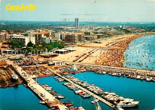 AK / Ansichtskarte Cambrils Strand Fliegeraufnahme Cambrils