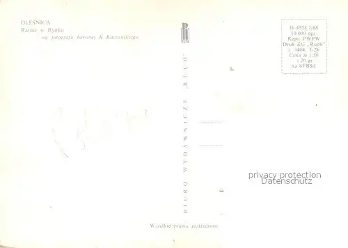 AK / Ansichtskarte Olesnica Ratusz w Rynku Olesnica