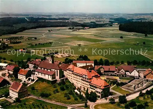 AK / Ansichtskarte Aulendorf Kloster Reute Fliegeraufnahme Aulendorf