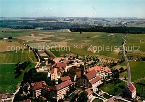 AK / Ansichtskarte Aulendorf Kloster Reute Fliegeraufnahme Aulendorf