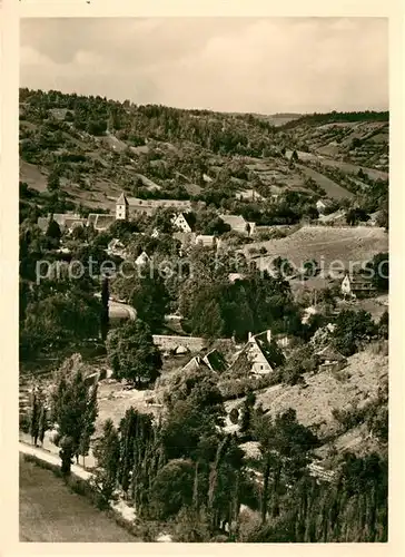 AK / Ansichtskarte Rothenburg_Tauber Blick nach Detwang Rothenburg Tauber