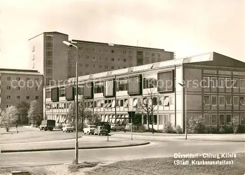 AK / Ansichtskarte Duesseldorf Chirurg Klinik Staedt Krankenhaus Duesseldorf