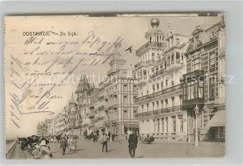 AK / Ansichtskarte Oostende_Ostende De Dijk 