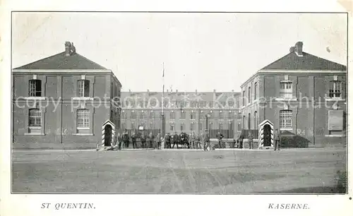 AK / Ansichtskarte St_Quentin_Aisne Kaserne Feldpostkarte St_Quentin_Aisne