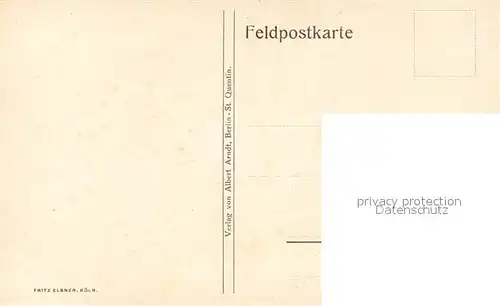 AK / Ansichtskarte St_Quentin_Aisne Kaserne Feldpostkarte St_Quentin_Aisne