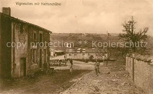 AK / Ansichtskarte Vigneulles les Hattonchatel Zerstoertes Dorf Lazarett Vigneulles les Hattonchatel