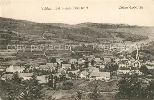 AK / Ansichtskarte Colroy la Roche Schlachtfeld oberes Breuschtal Colroy la Roche