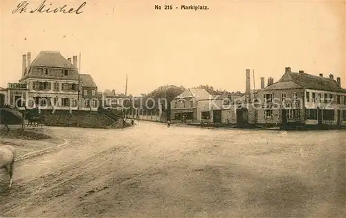 AK / Ansichtskarte Saint Michel_Vervins Marktplatz Saint Michel Vervins