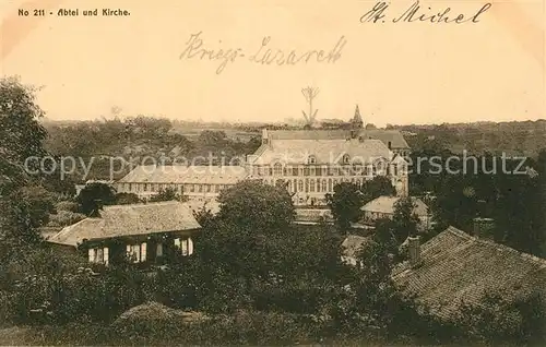 AK / Ansichtskarte Saint Michel sur Meurthe Abtei und Kirche Kriegslazarett Saint Michel sur Meurthe