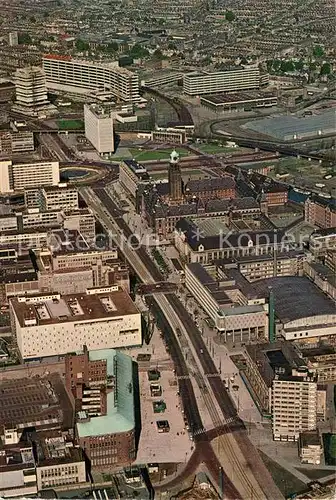 AK / Ansichtskarte Rotterdam Coolsingel aerial view Rotterdam