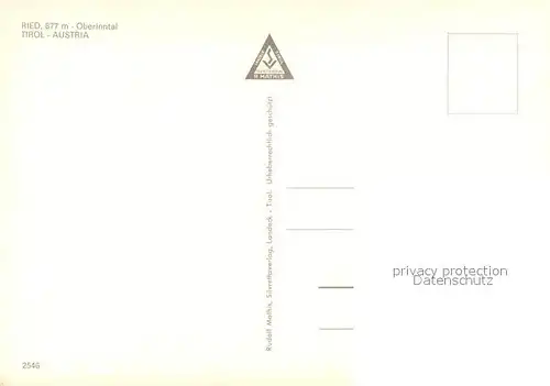 AK / Ansichtskarte Ried_Innkreis Oberinntal Alpen Fliegeraufnahme Ried Innkreis