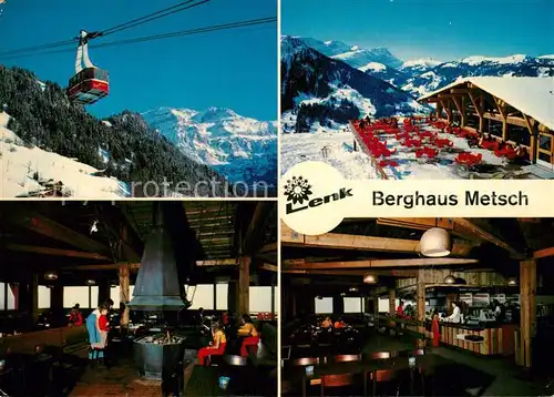 AK / Ansichtskarte Lenk_Simmental Skizirkus Metsch Lenk Adelboden Berghaus Bergbahn Wintersportplatz Alpen Lenk Simmental