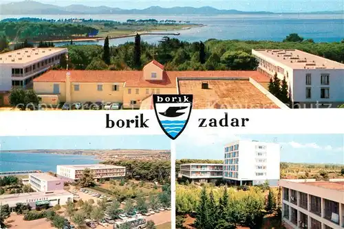 AK / Ansichtskarte Zadar_Zadra_Zara Hotel Ferienanlage Borik Meerblick Zadar_Zadra_Zara