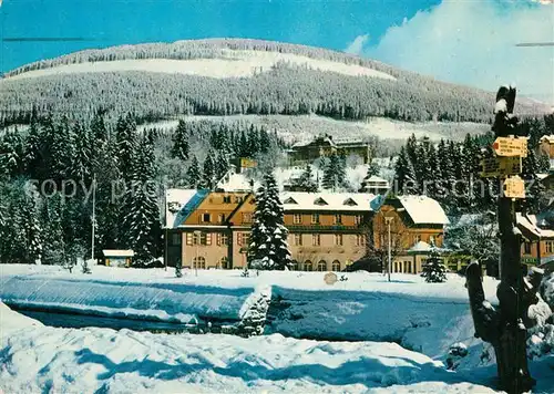 AK / Ansichtskarte Spindleruv_Mlyn_Spindlermuehle Winterpanorama Riesengebirge Krkonose Spindleruv_Mlyn