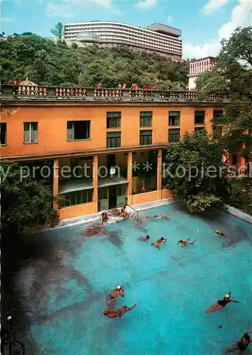 AK / Ansichtskarte Budapest SZOT Rozsadombi Gyogyuedueloe es a Lukacs fuerdoe Sanatorium Lukacs Bad Budapest