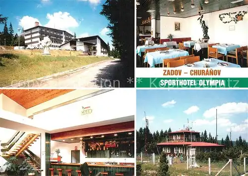 AK / Ansichtskarte Churanov Sporthotel Olympia Restaurant Bar Churanov