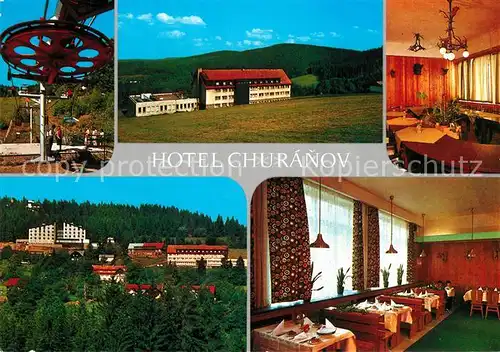 AK / Ansichtskarte Churanov Hotel Restaurant Sessellift Churanov