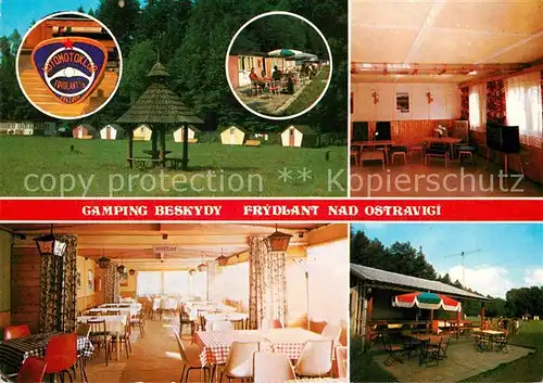 AK / Ansichtskarte Frydlant Camping Beskydy Campingplatz Gaststaette Bungalows Frydlant