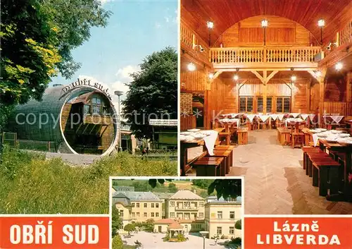 AK / Ansichtskarte Lazne_Libverda Vyletni restaurant Obri Sud Fass Lazne Libverda