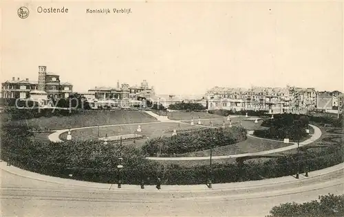 AK / Ansichtskarte Oostende_Ostende Koninklijk Verblijf Palais du Roi et jardin 