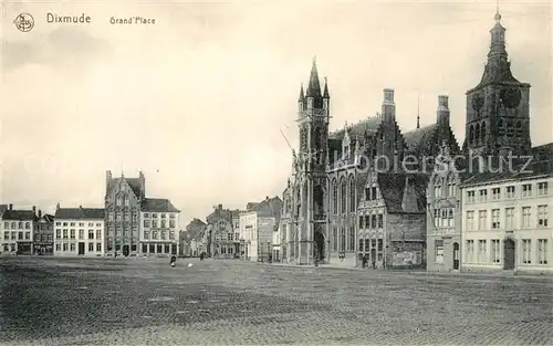 AK / Ansichtskarte Dixmude Grande Place Marktplatz Dixmude